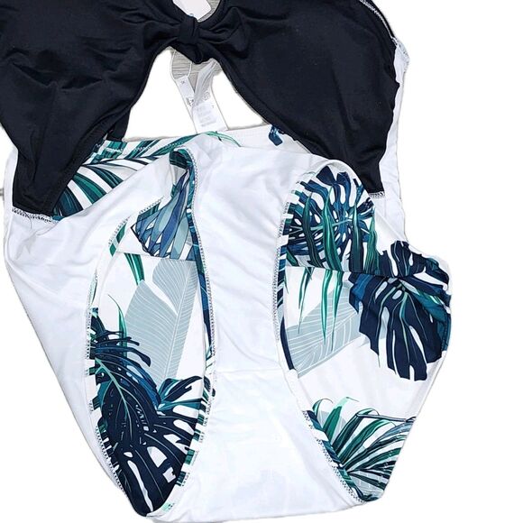 Cupshe Tropical Cut Out One Piece Swimsuit Sizes XL - Picture 5 of 7